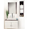 Conjunto de muebles de cuarto de ba&ntilde;o ADELAIDE: lavabo, mueble bajo lavabo, espejo y columna