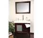 Conjunto de muebles de cuarto de ba&ntilde;o BRISBANE: lavabo, mueble debajo del lavabo, espejo