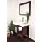 Conjunto de muebles de cuarto de ba&ntilde;o BRISBANE: lavabo, mueble debajo del lavabo, espejo