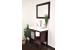 Conjunto de muebles de cuarto de ba&ntilde;o BRISBANE: lavamanos, mueble debajo  del lavamanos, espejo image 3