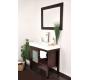 Conjunto de muebles de cuarto de ba&ntilde;o BRISBANE: lavamanos, mueble debajo  del lavamanos, espejo image 3