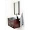 Conjunto de muebles de cuarto de ba&ntilde;o CANBERRA: lavabo, mueble debajo del lavabo y espejo