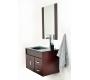 Conjunto de muebles de cuarto de ba&ntilde;o CANBERRA: lavabo, mueble debajo del lavabo y espejo