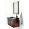 Conjunto de muebles de cuarto de ba&ntilde;o CANBERRA: lavabo, mueble debajo del lavabo y espejo