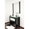 Conjunto de muebles de cuarto de ba&ntilde;o GLADSTONE: lavabo, mueble debajo del lavabo y espejo