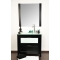 Conjunto de muebles de cuarto de ba&ntilde;o GLADSTONE: lavabo, mueble debajo del lavabo y espejo