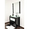 Conjunto de muebles de cuarto de ba&ntilde;o GLADSTONE: lavabo, mueble debajo del lavabo y espejo