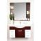 Conjunto de muebles de cuarto de ba&ntilde;o LISMORE: Lavabo, mueble debajo del lavabo y espejo