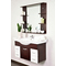 Conjunto de muebles de cuarto de ba&ntilde;o LISMORE: Lavabo, mueble debajo del lavabo y espejo