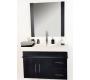 Conjunto de muebles de cuarto de ba&ntilde;o MANDURAH: lavabo, mueble debajo del lavabo y espejo