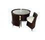 Conjunto FIDJI- 4 sillas y 1 mesa image 2