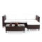 Conjunto HAWAI- 2 sillones rinconeros y 1 sill&oacute;n central, 1 mesa de sal&oacute;n y 1 ottoman