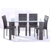 Conjunto mesa de comedor y sus 4 sillas de dise&ntilde;o Banak  image pub1