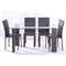 Conjunto mesa de comedor y sus 4 sillas de dise&ntilde;o Banak 