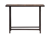 Consola alta estilo industrial de madera y metal ATELIER