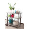 Consola de metal sobre ruedas estilo industrial CHARIOT