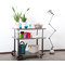 Consola de metal sobre ruedas estilo industrial CHARIOT
