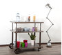 Consola de metal sobre ruedas estilo industrial CHARIOT