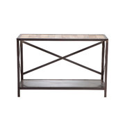Consola estilo industrial de madera y metal ATELIER