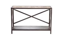 Consola estilo industrial de madera y metal ATELIER