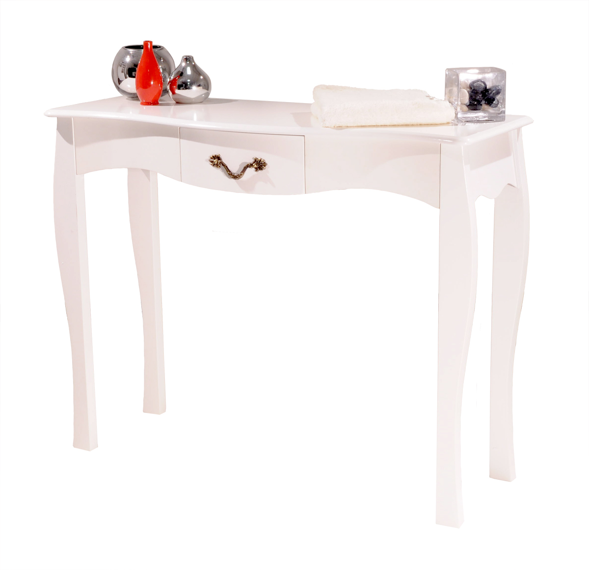 Consola LOUISA 1 cajon � color blanco