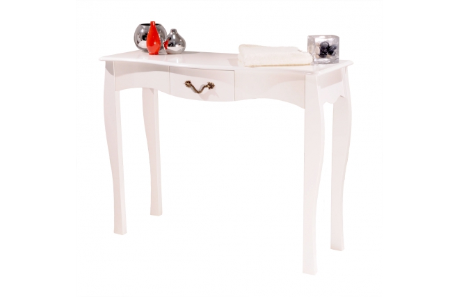 Consola LOUISA 1 cajon � color blanco