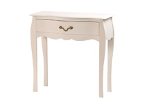 Consola / Mesilla de noche de 1 caj&oacute;n LOUISA � color blanco