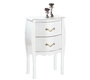 Consola / mesita de noche 2 cajones � color blanco