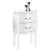 Consola / mesita de noche 2 cajones � color blanco