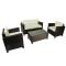 El conjunto TAHITI- 2 sillones, 1 sof&aacute; 2 plazas y 1 mesa de sal&oacute;n