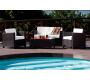 El conjunto TAHITI- 2 sillones, 1 sof&aacute; 2 plazas y 1 mesa de sal&oacute;n