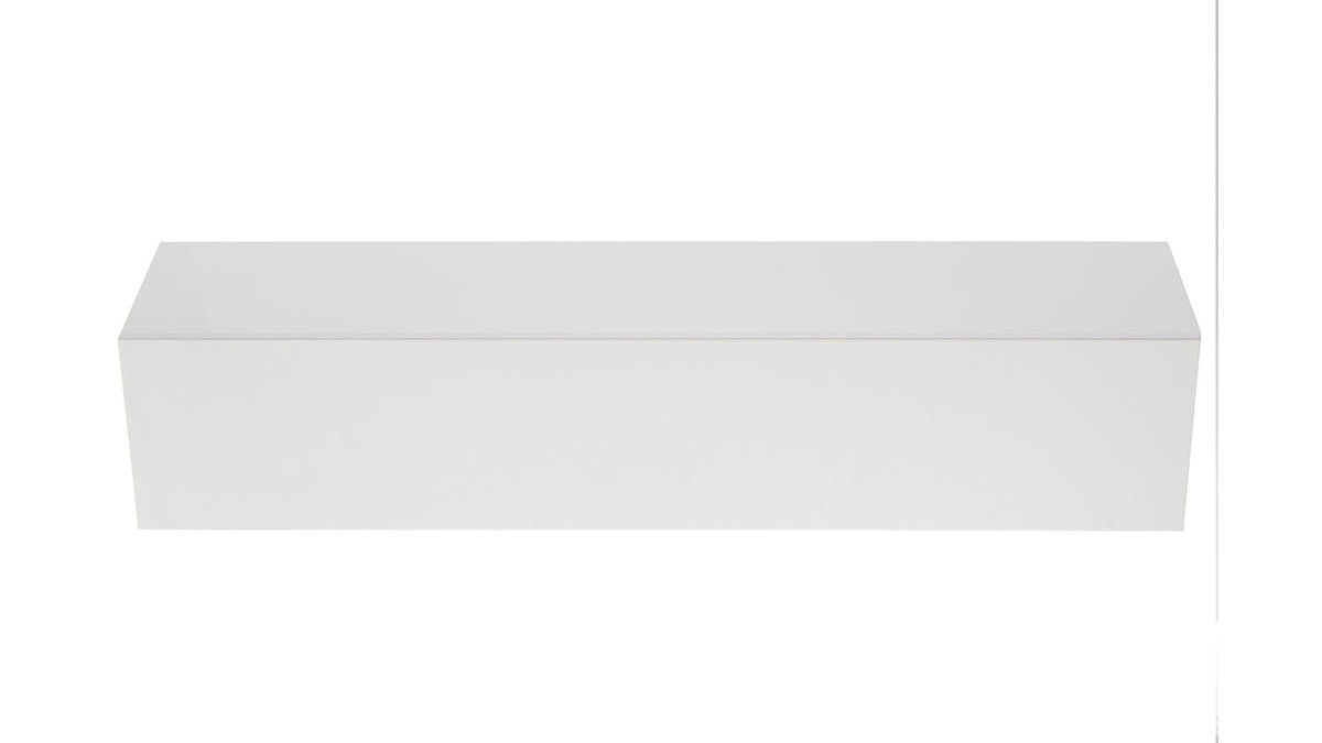 Elemento de pared TV COLORED horizontal o vertical Lacado Blanco