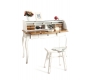 Escritorio barroco madera blanco SOFIA