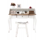 Escritorio barroco madera blanco SOFIA