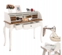 Escritorio barroco madera blanco SOFIA
