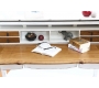 Escritorio barroco madera blanco SOFIA