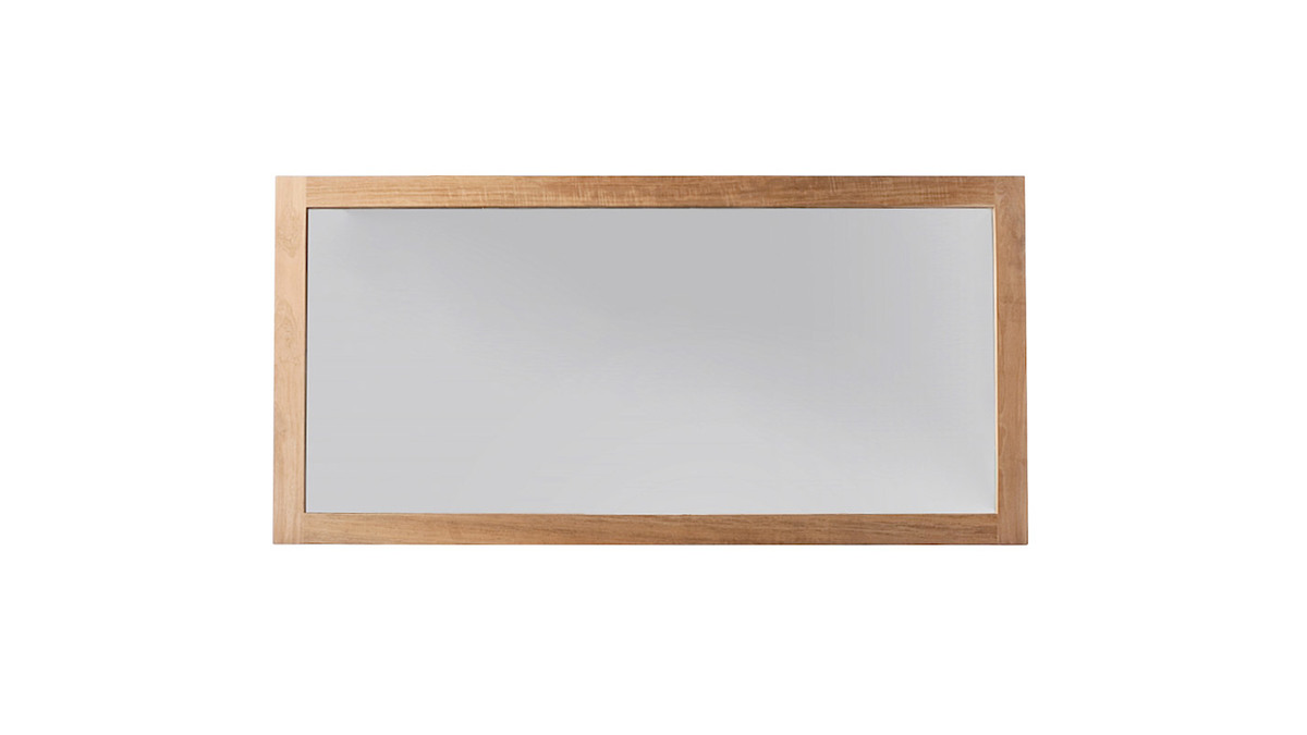 Espejo de bao en teca 140 x 70cm SANA