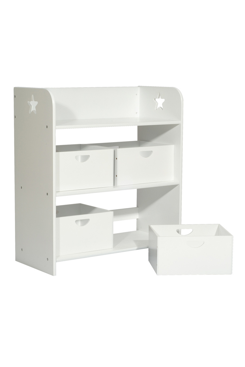 Estanteria 4 cajoneras para ni&ntilde;os ESTRELLA