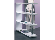 Estanteria de dise&ntilde;o lacada blanca NEW MATIX