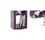 Estanteria de dise&ntilde;o lacada morada HAILY