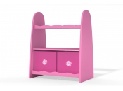 Estanteria infantil rosa y blanca MARCHANDE