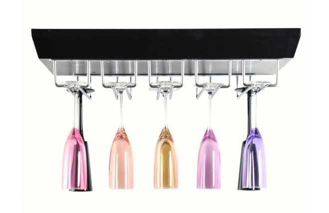 Estanteria para copas CALIFORNIA - de color negro