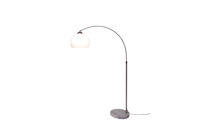 L&aacute;mpara de pi&eacute; NEW SIXTY SMALL V2 inox/PVC color blanco 