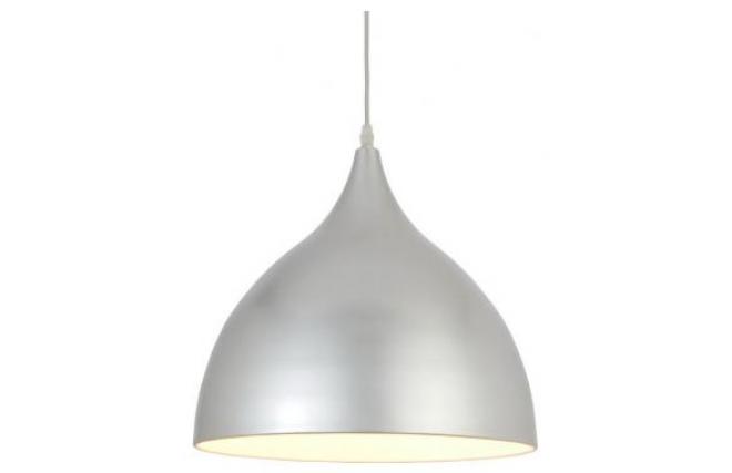 L&aacute;mpara suspension metal plateado HYDRA XL