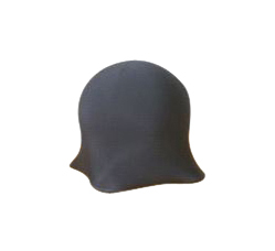 Lote de 2 pufs de color negro JELLY FISH
