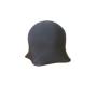 Lote de 2 pufs de color negro JELLY FISH