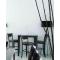 Lote de 2 sillas de bar / cocina / comedor CRESENT � color wenge