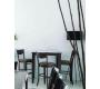 Lote de 2 sillas de bar / cocina / comedor CRESENT � color wenge