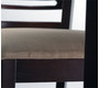 Lote de 2 sillas de bar Ellen de roble macizo y de color wenge