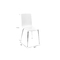 Lote de 2 sillas de dise&ntilde;o color blanco NELLY